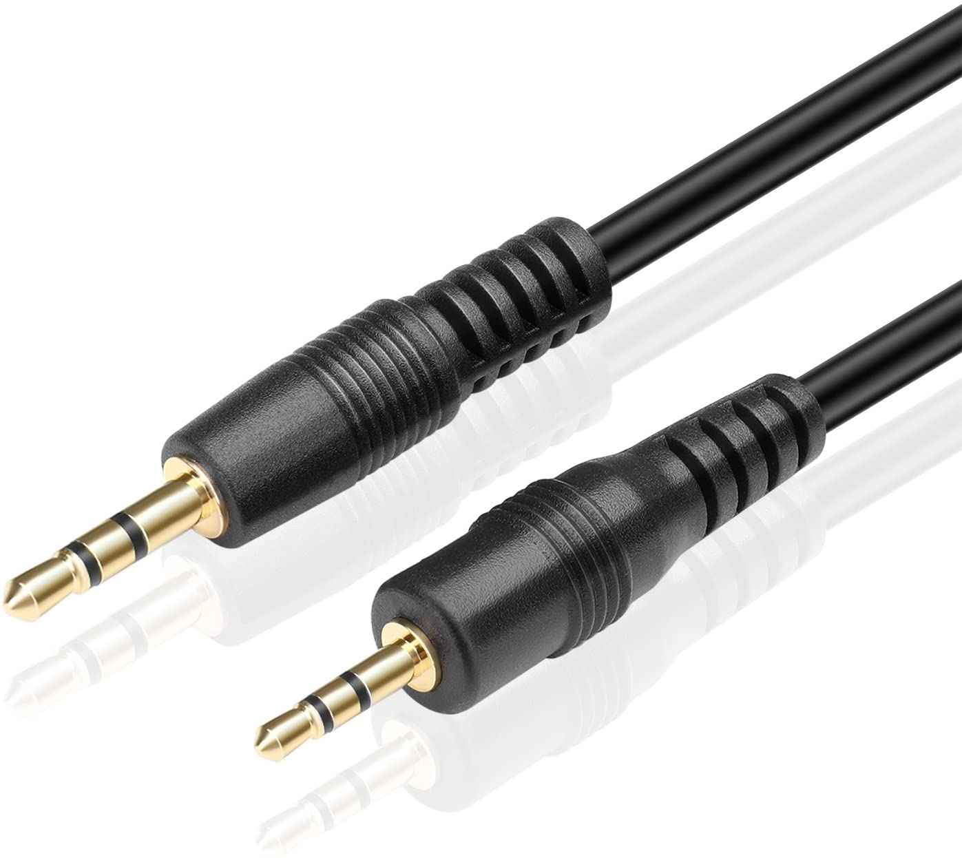 Câble auxiliaire jack audio stéréo mâle vers mâle 3,5 mm (1 m) Câble auxiliaire jack audio stéréo mâle vers mâle 3,5 mm (1 m)